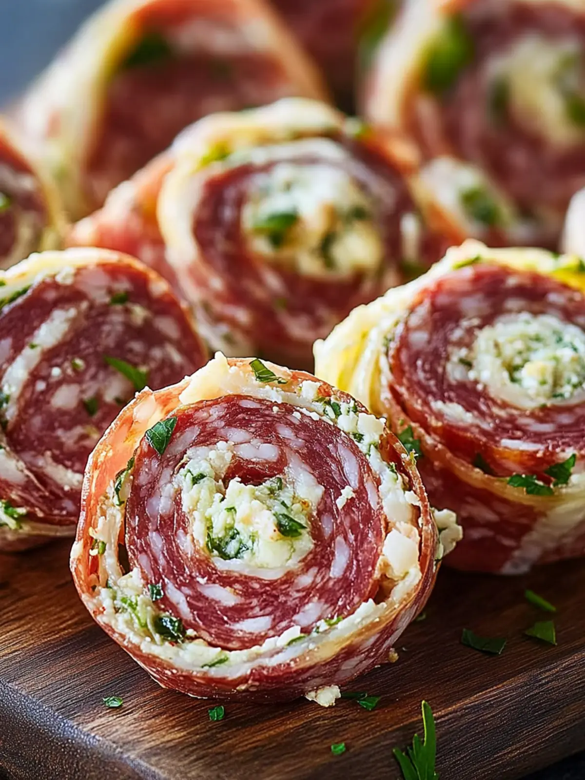 Delicious Salami Pinwheels Perfect for Quick Appetizers 5 Salami Pinwheels