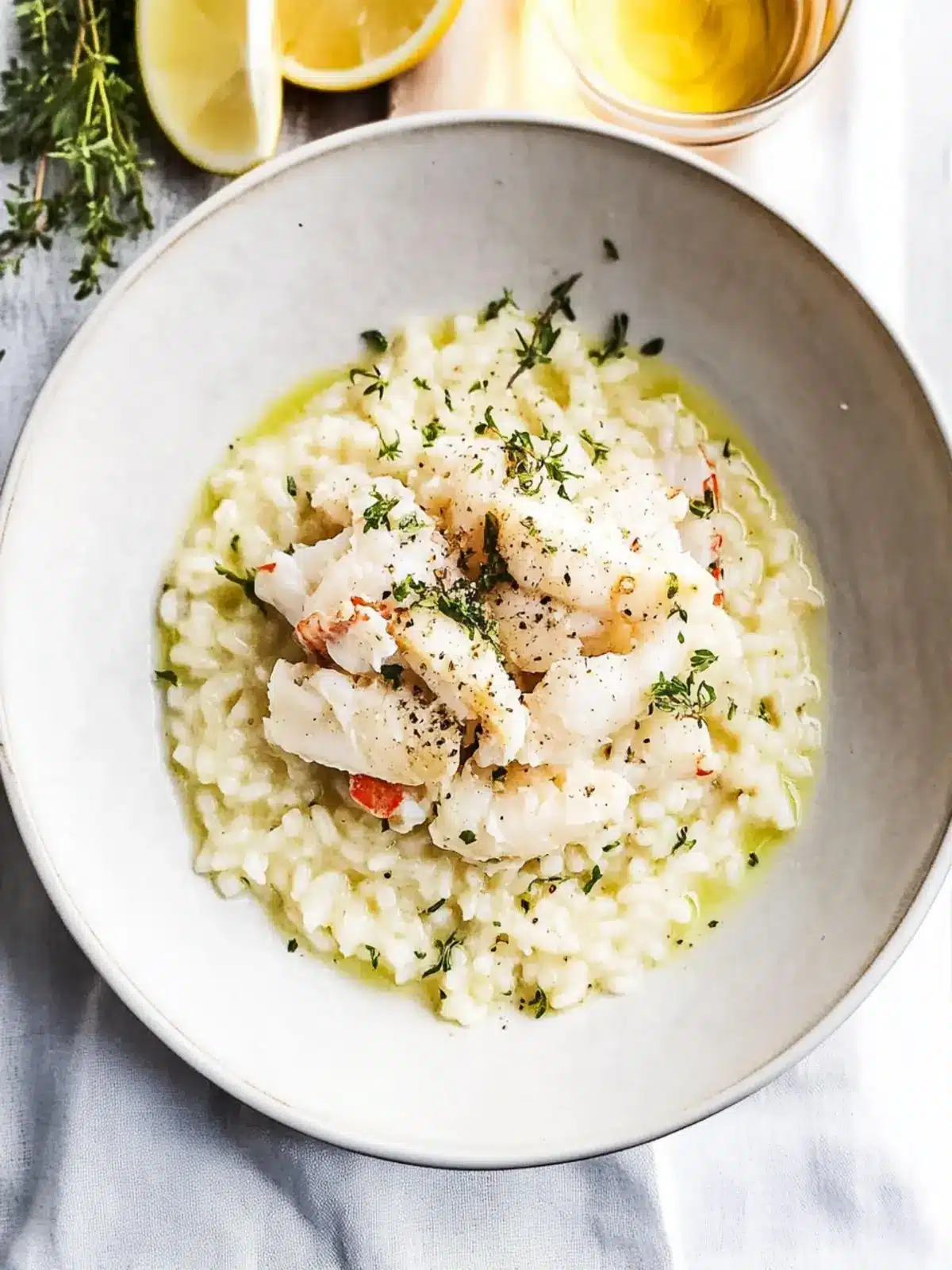 Crab Risotto with Garlic Wine Sauce: A Luxurious Dinner Delight 3 Crab Risotto (with a garlic wine sauce)