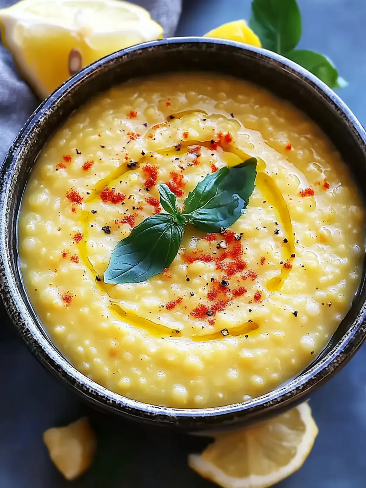 Lebanese Lemon Lentil Soup
