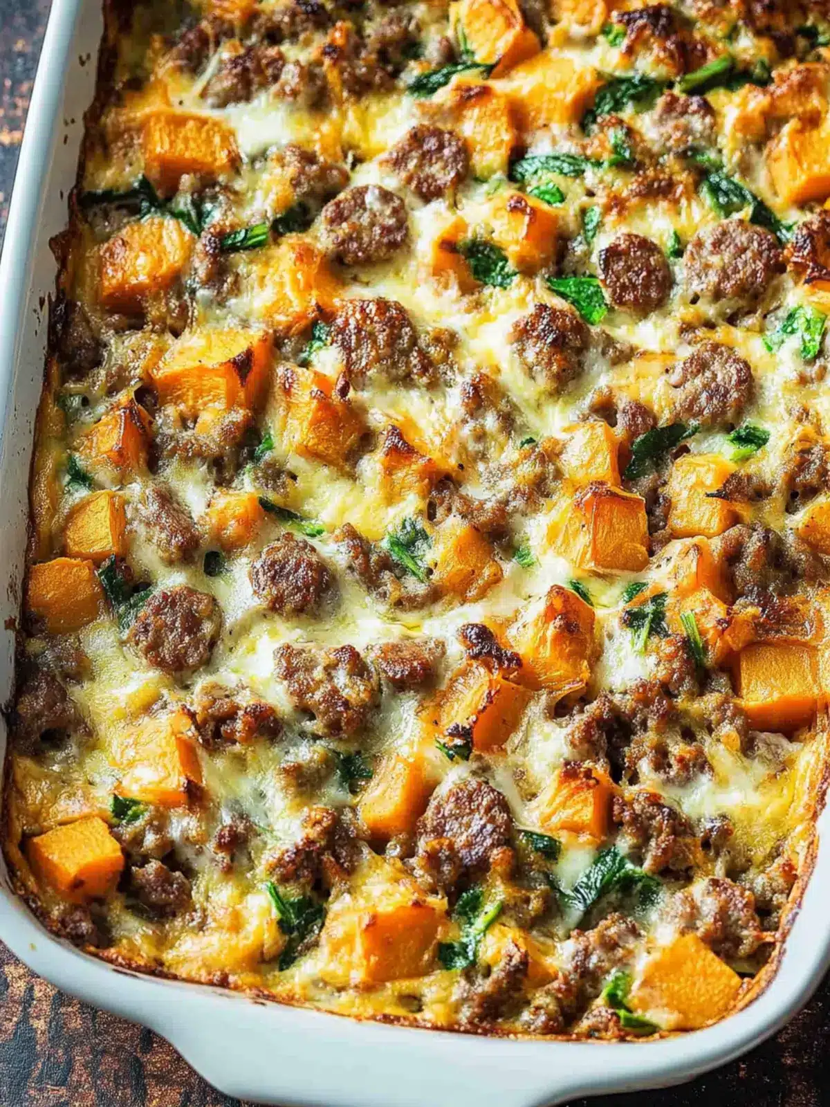 Delicious Sweet Potato Sausage Breakfast Casserole Awaits 3 Sweet Potato Sausage Breakfast Casserole