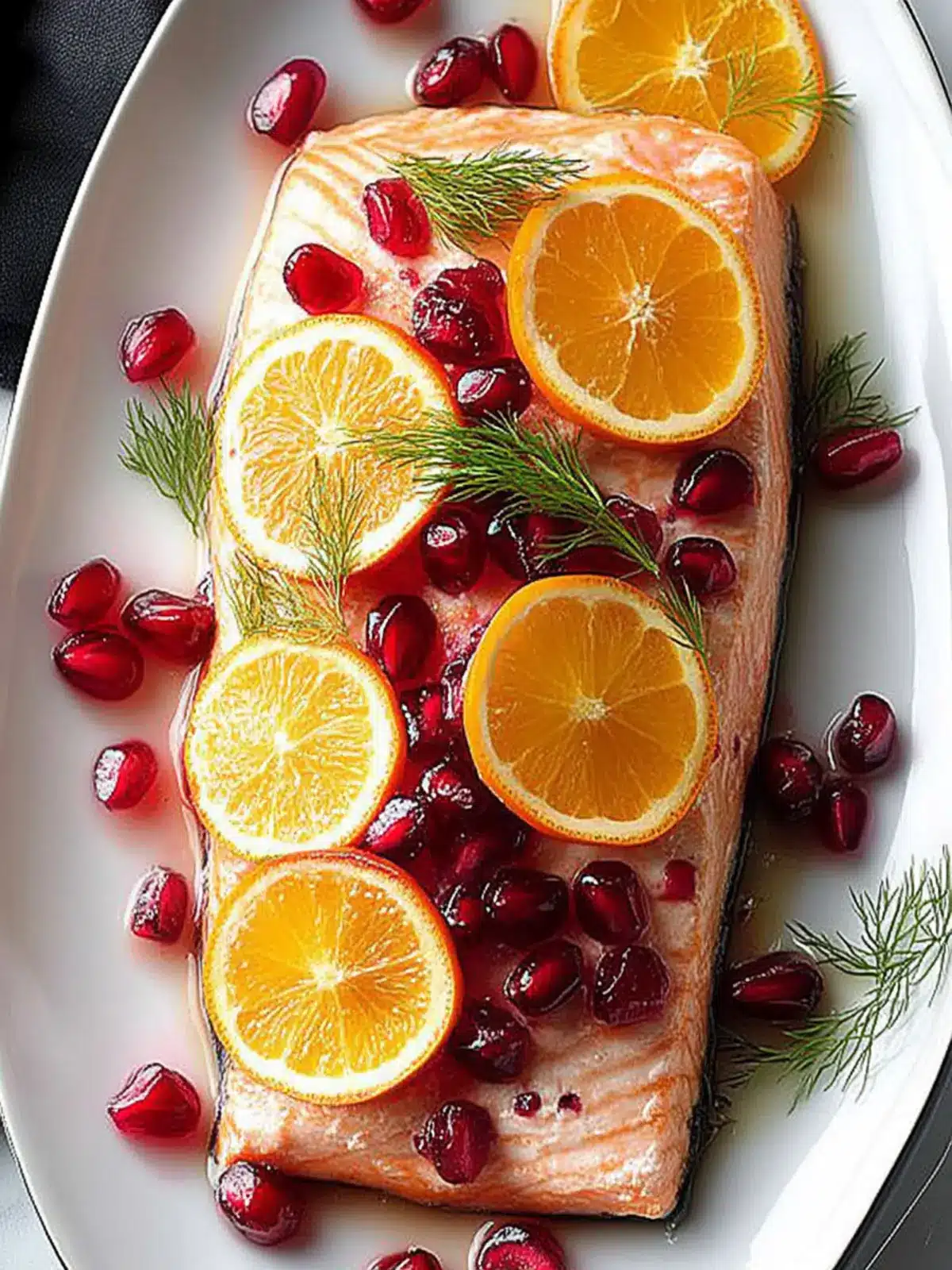 Zesty Orange Pomegranate Salmon: A Flavorful Dinner Delight 4 Orange Pomegranate Salmon
