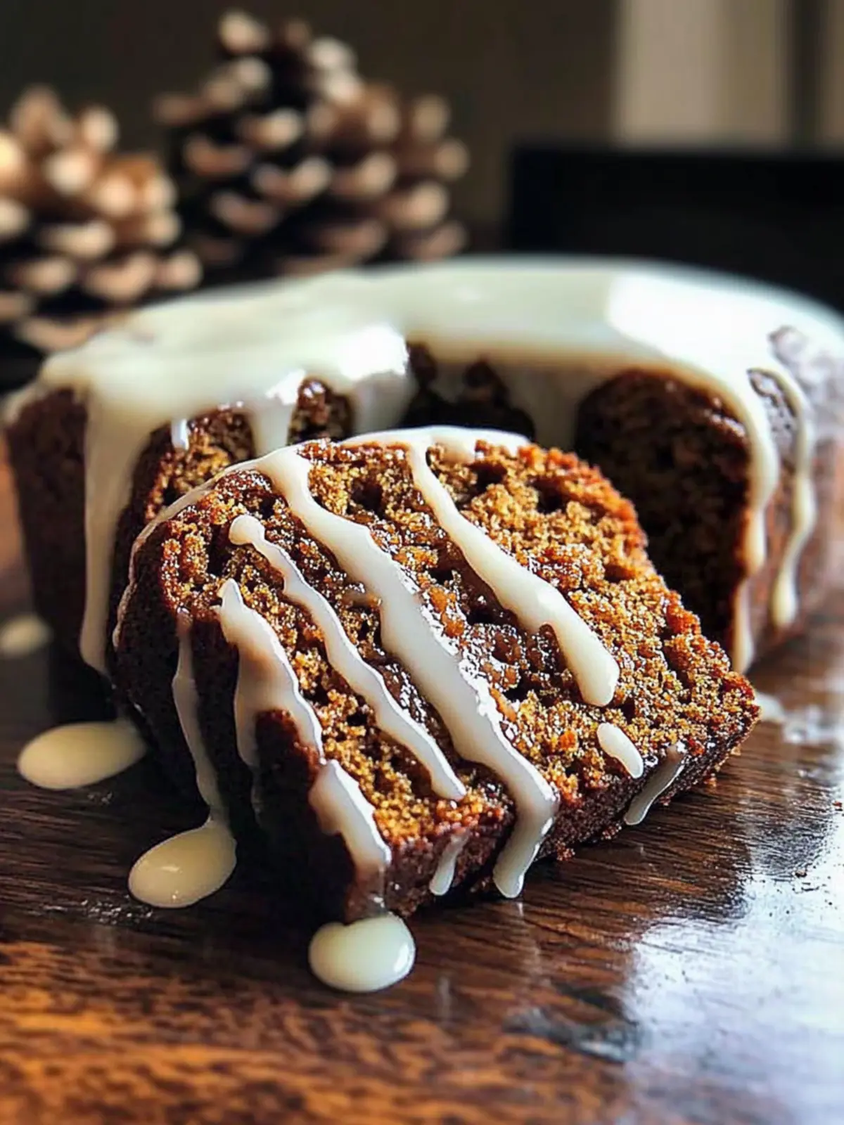 Spiced Gingerbread with Heavenly Glaze