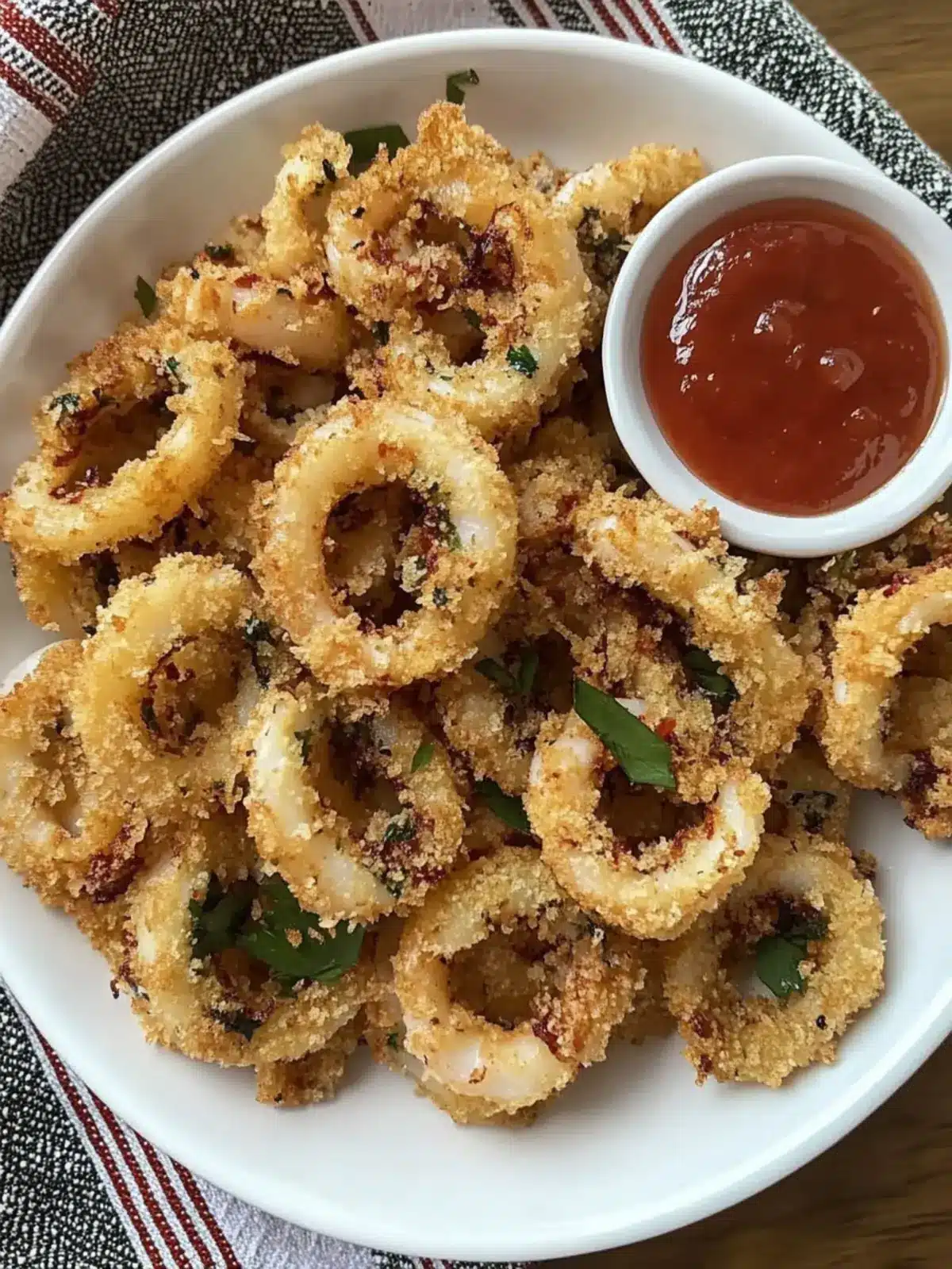 Crispy Baked Calamari with Cheesy Breadcrumbs for Flavor Lovers 5 Crispy Baked Calamari