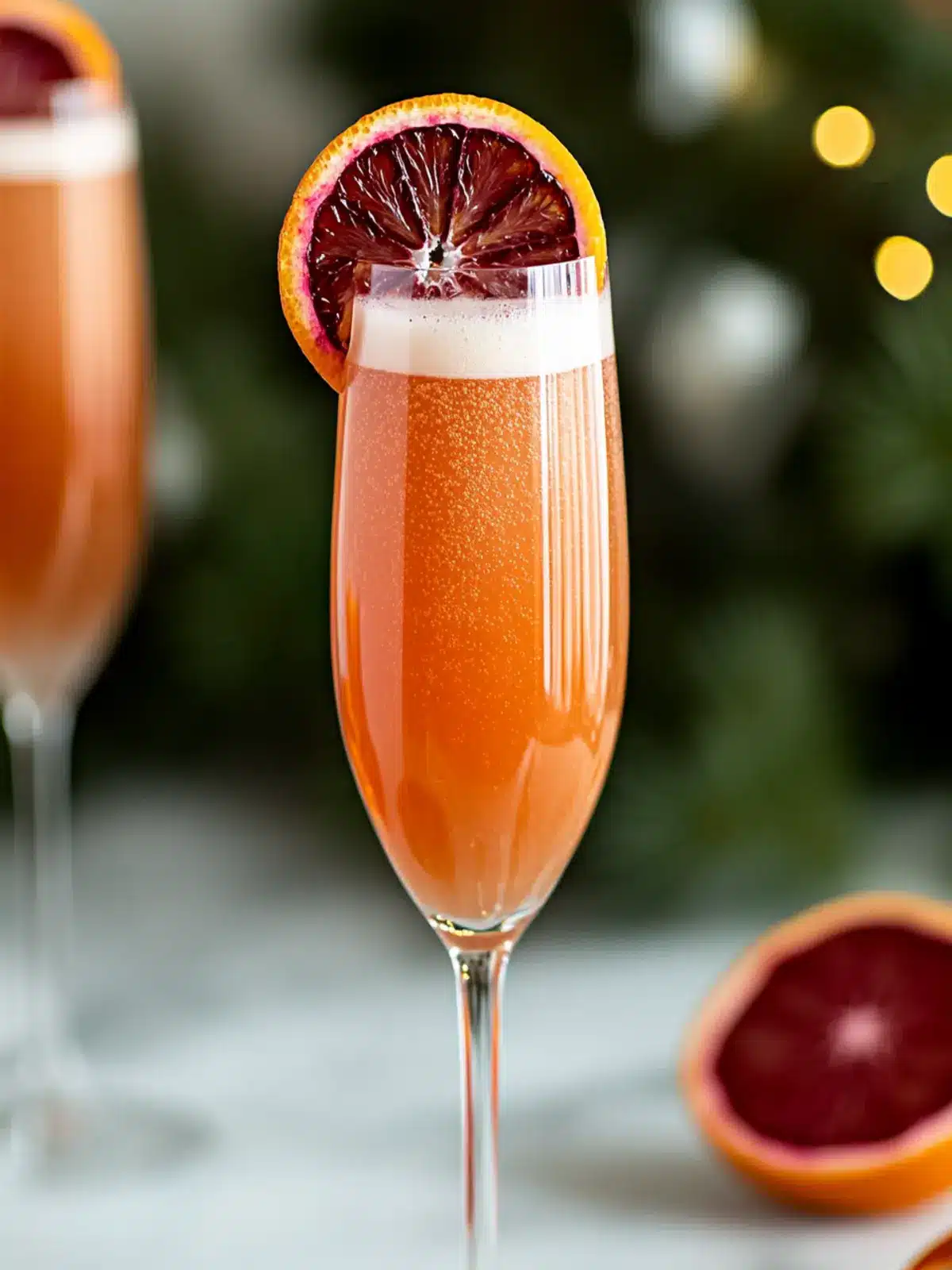 Bursting Blood Orange Champagne Cocktail for Effortless Glam! 5 Blood Orange Champagne Cocktail
