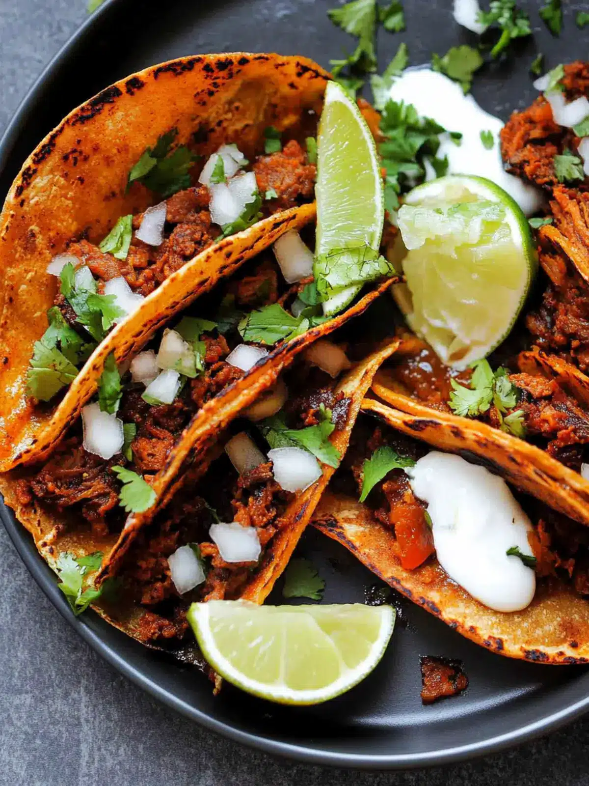 Meaty and Delicious Vegan Birria Tacos