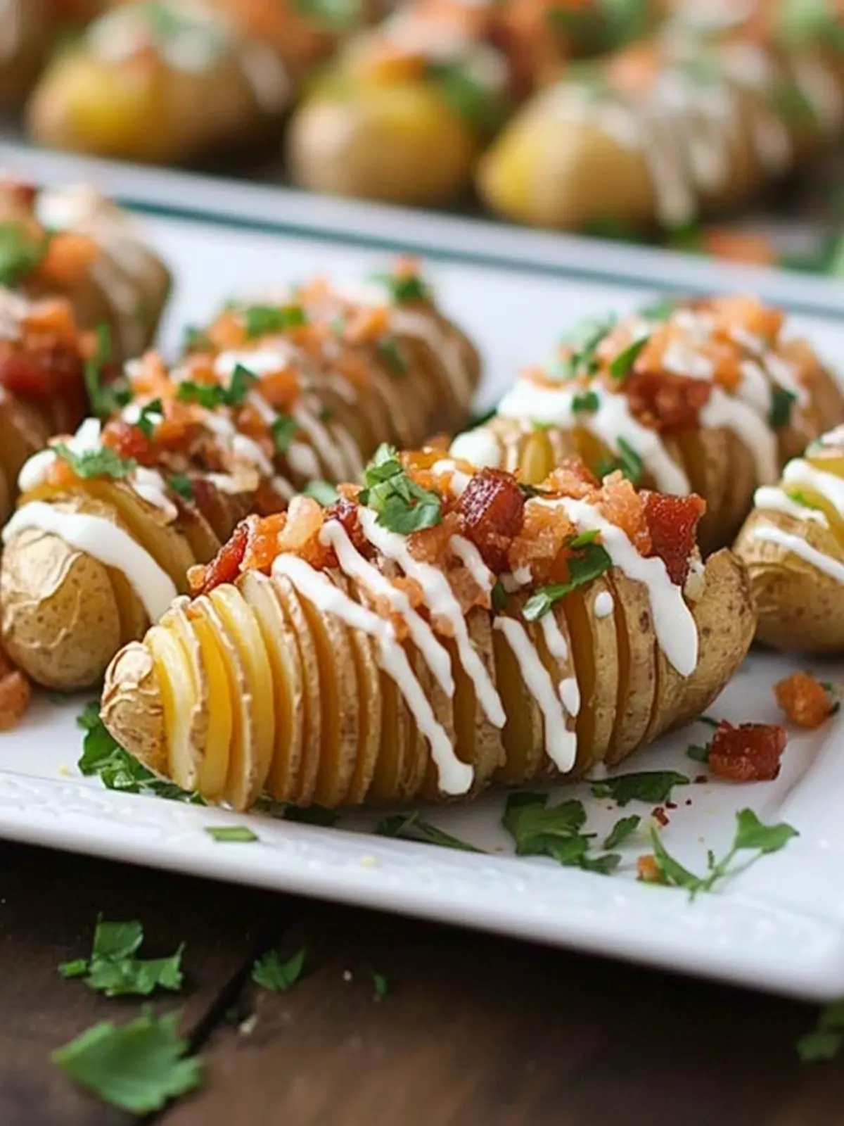 New Year's Eve Fingerling Hasselback Loaded Potato Bites Delight 5 New Year's Eve Fingerling Hasselback Loaded Potato Bites