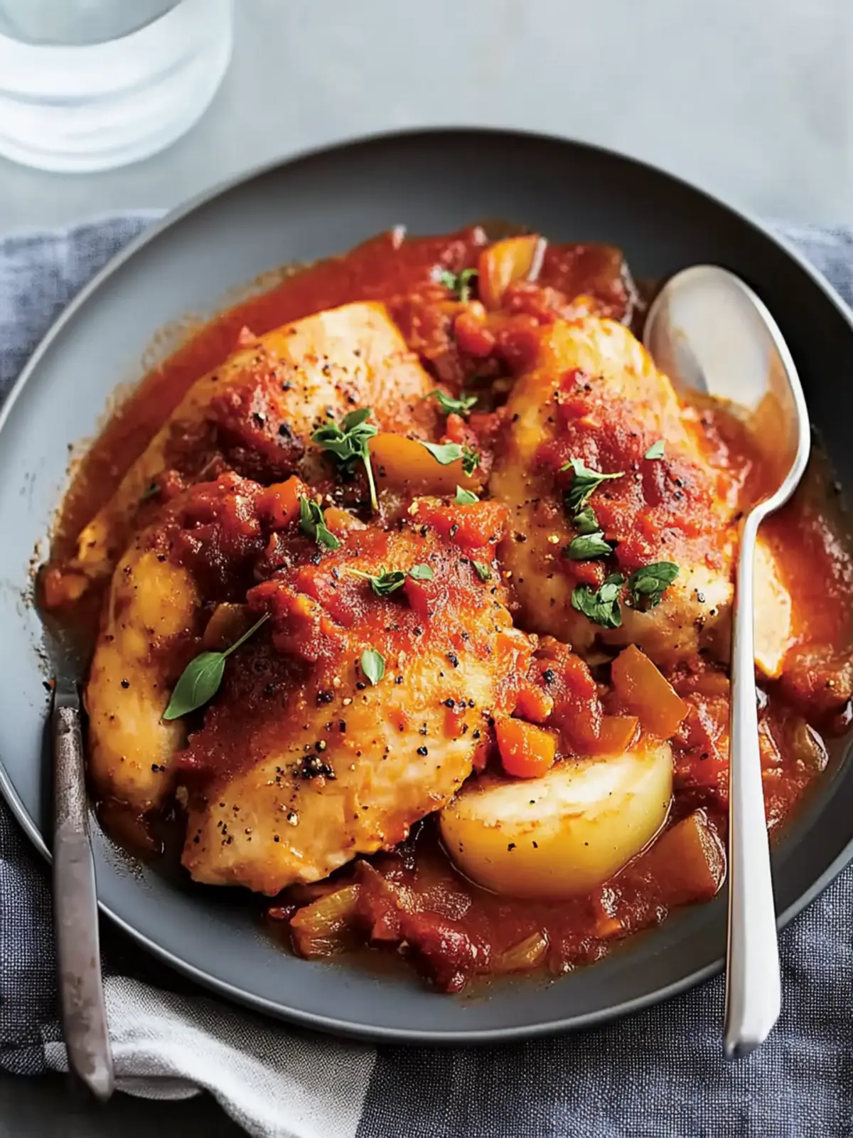 Braised Chicken all'Arrabbiata