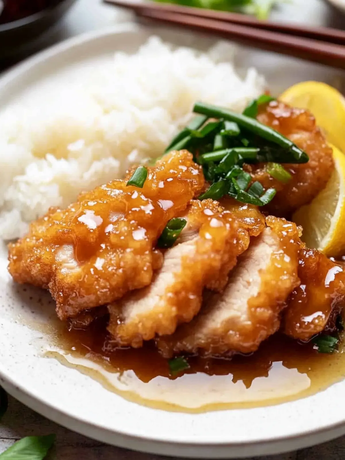 Crispy Chinese Lemon Chicken