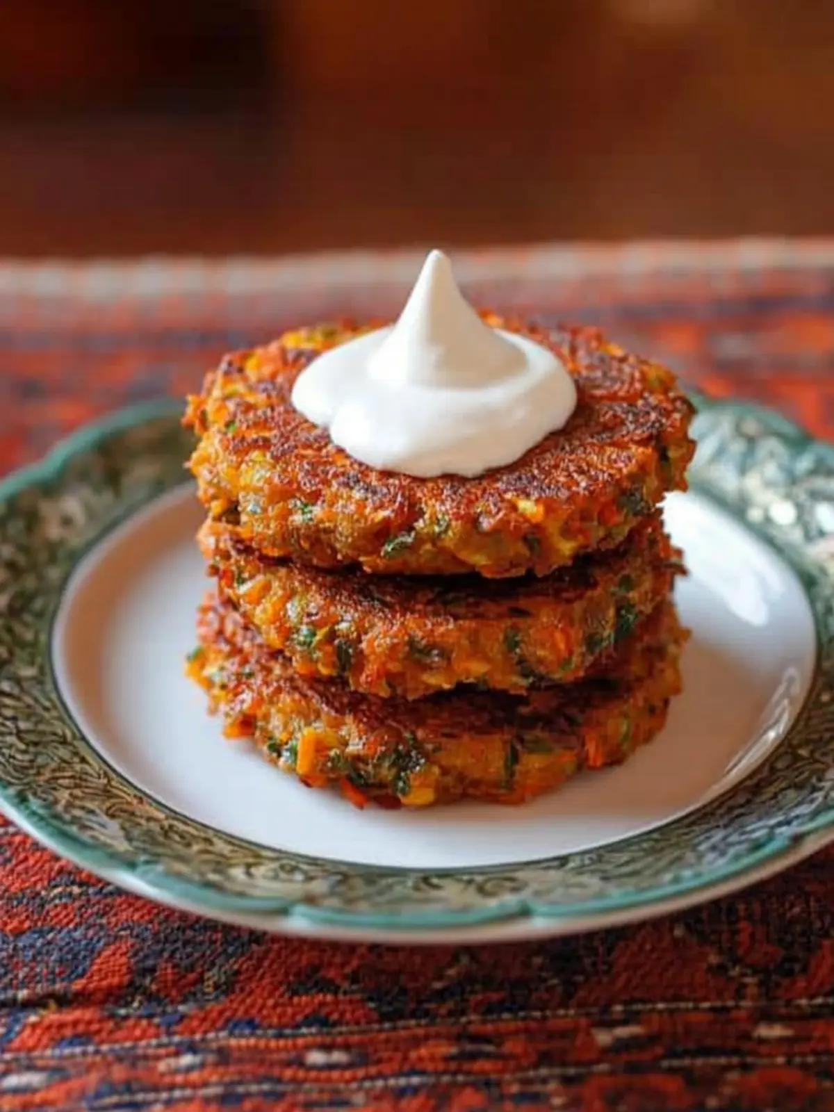 Curry Vegetable Latkes