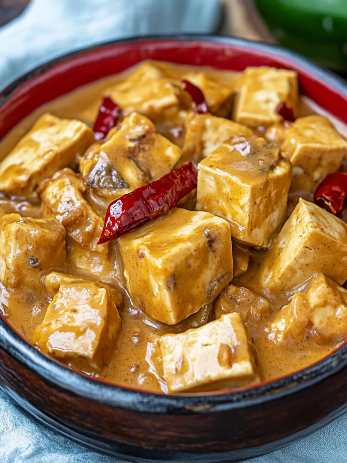 Spicy Peanut Tofu