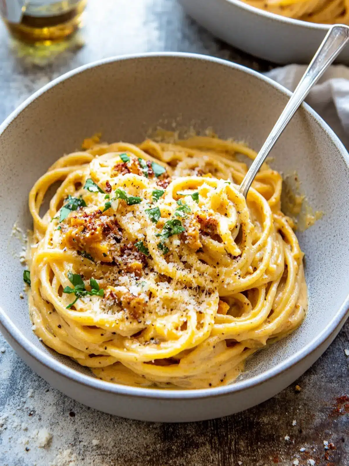 Creamy Butternut Squash Alla Vodka Pasta
