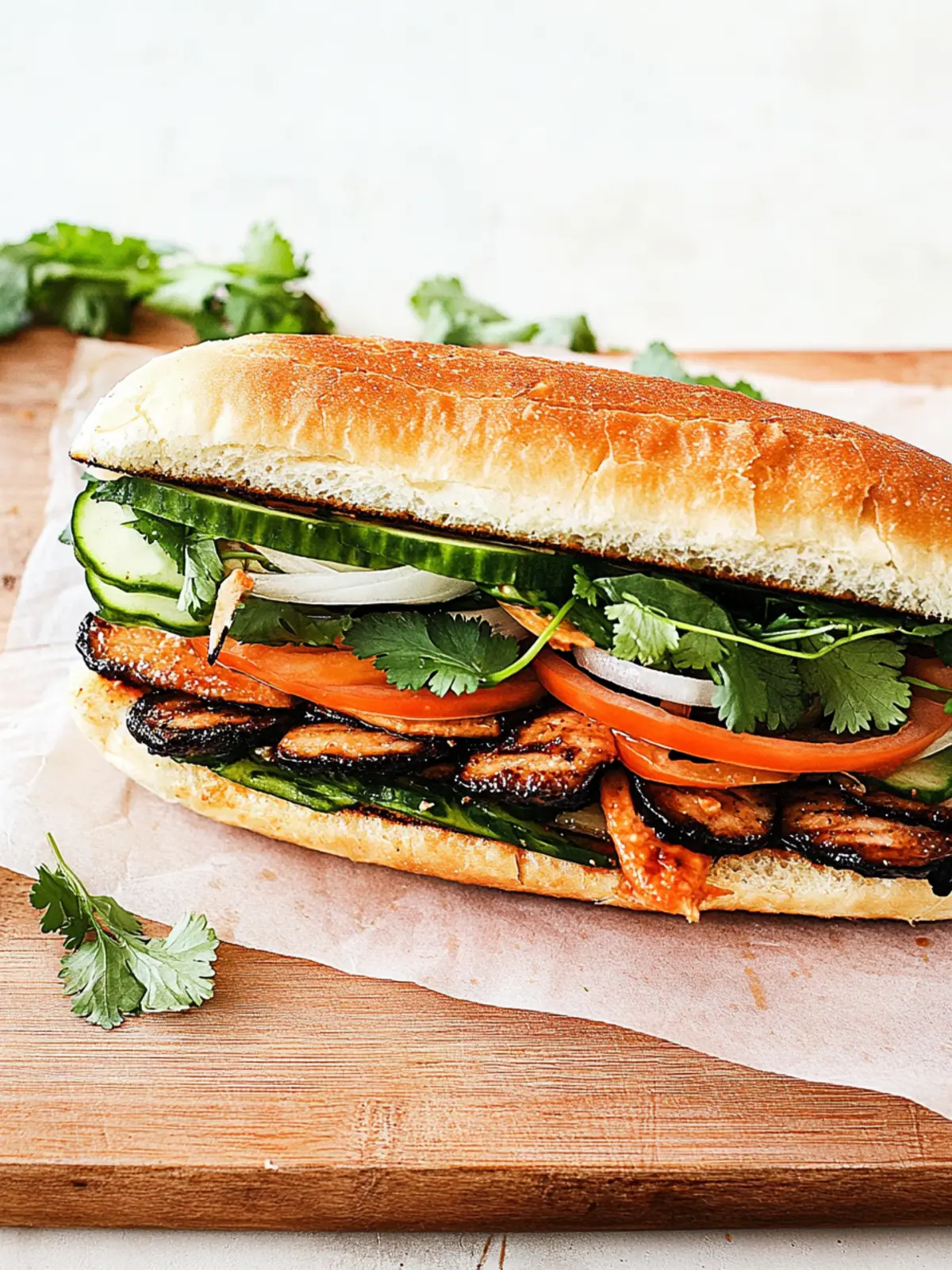Savory Banh Mi Sandwiches with Flavor-Packed Pork Delight 5 Banh Mi Sandwiches