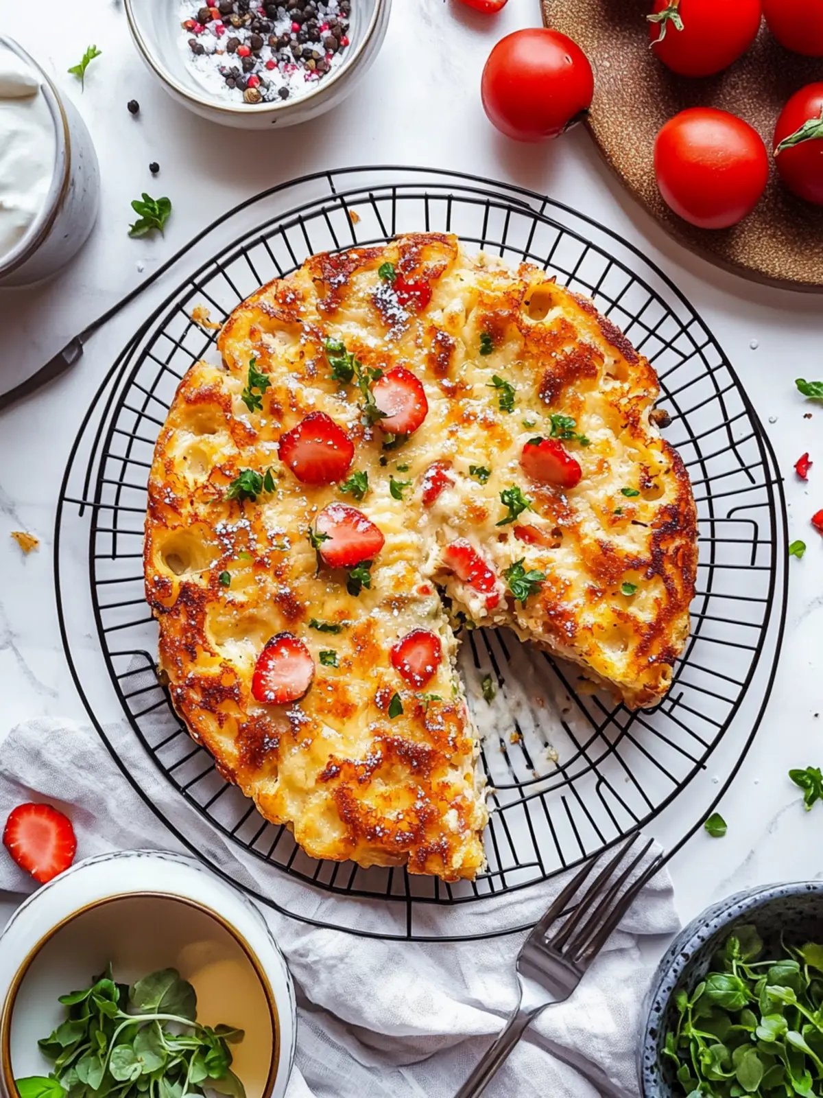 Savoury Baked French Toast