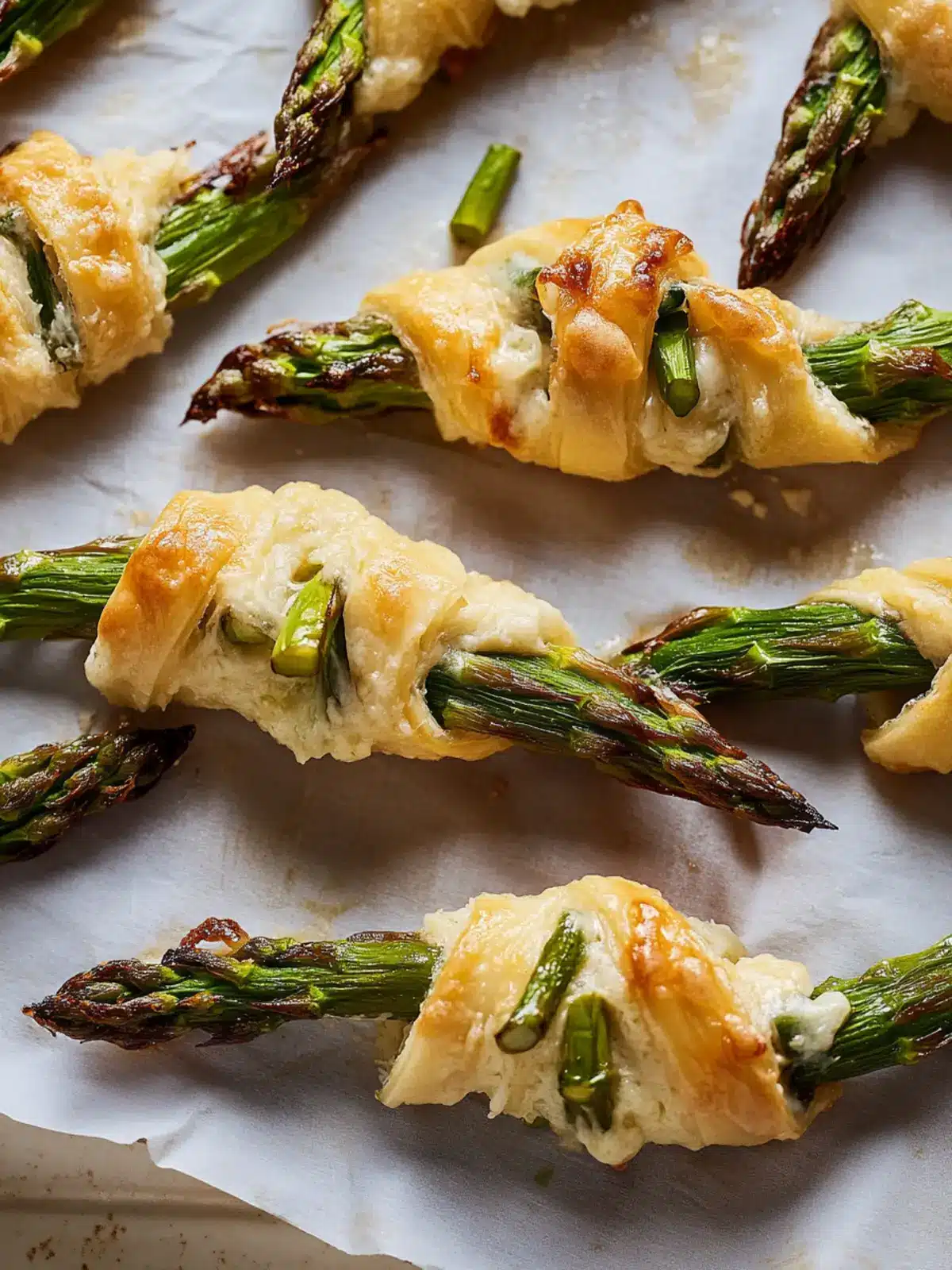 Alfredo Asparagus Bundles