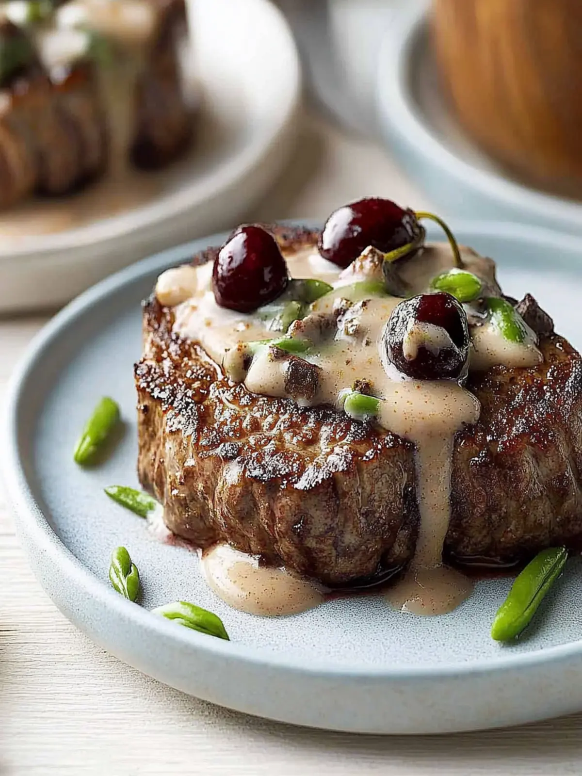 Spice-Crusted Steaks with Cherry Sauce for Flavor Lovers 3 Spice-Crusted Steaks with Cherry Sauce