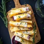Crispy Cranberry and Brie Filo Crackers for Festive Snacking 6 Cranberry and Brie Filo Crackers