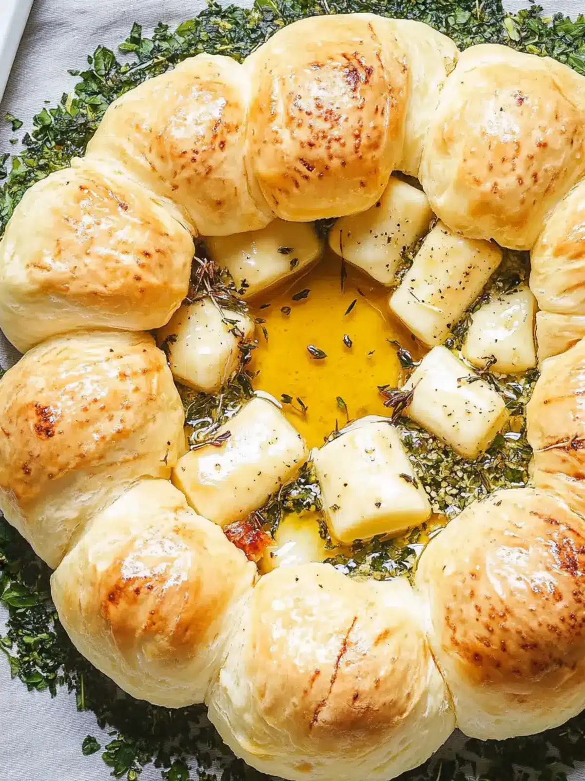 Baked Brie Wreath