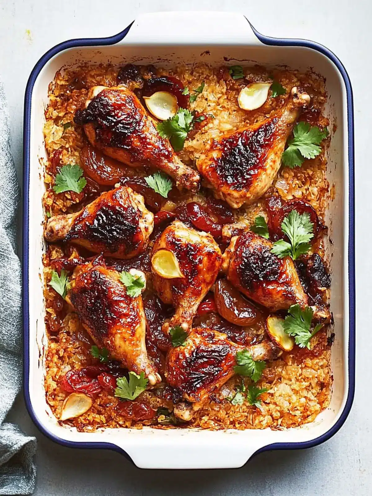 Chicken and Chilli Jam Tray Bake