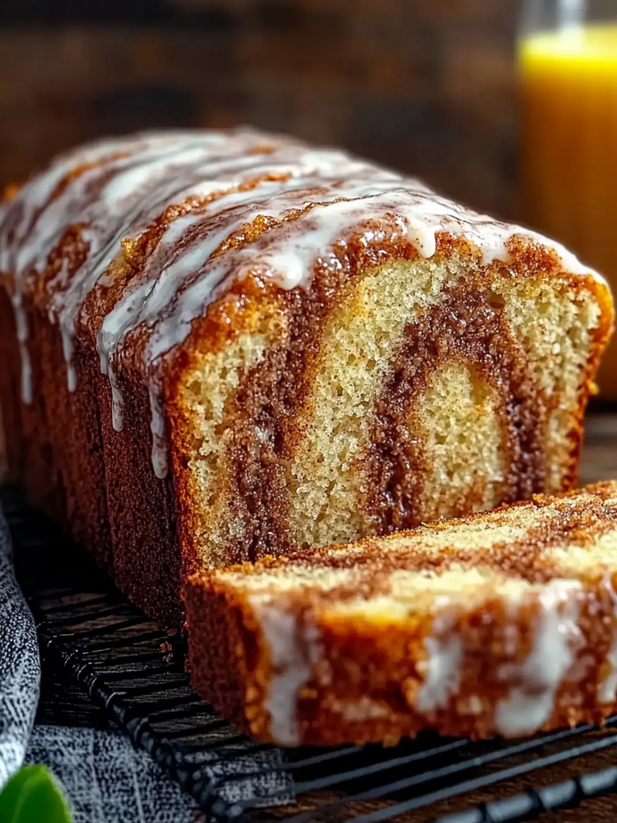 Moist Cinnamon Swirl Loaf