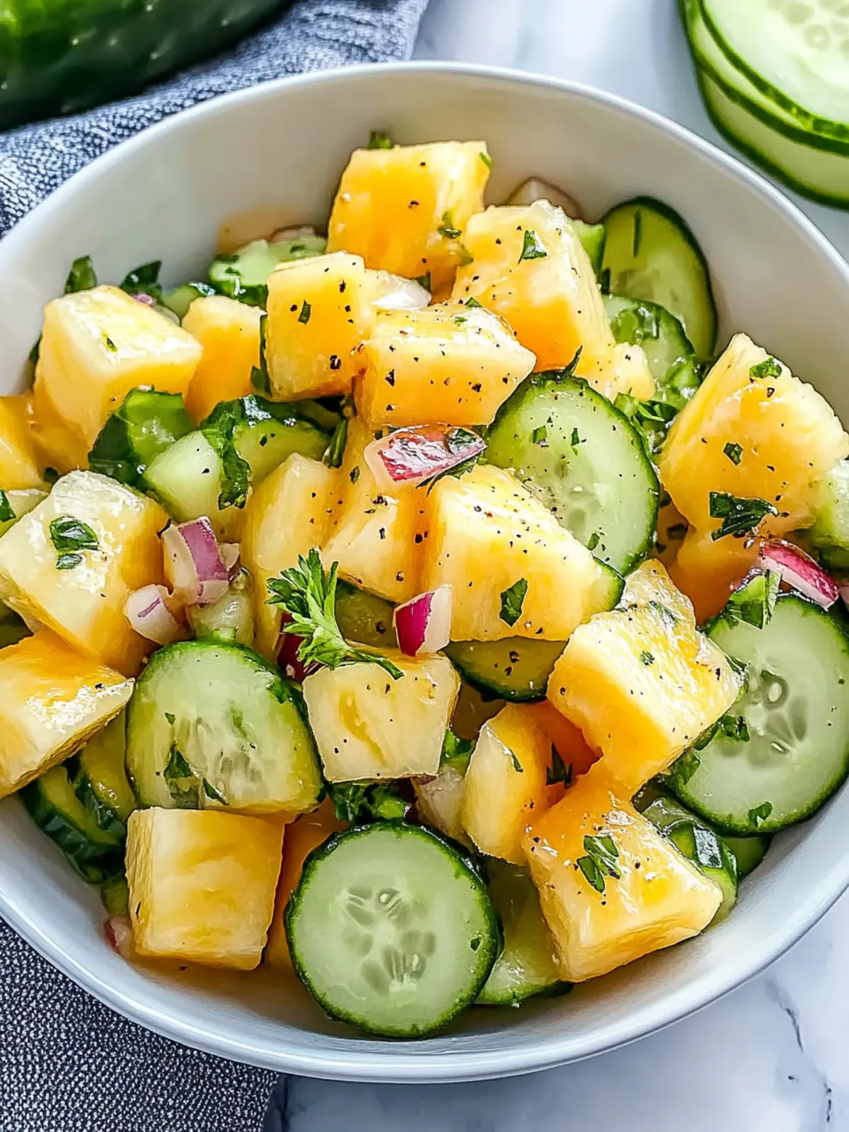 Refreshing Pineapple Cucumber Salad for a Vibrant Twist 5 Pineapple Cucumber Salad