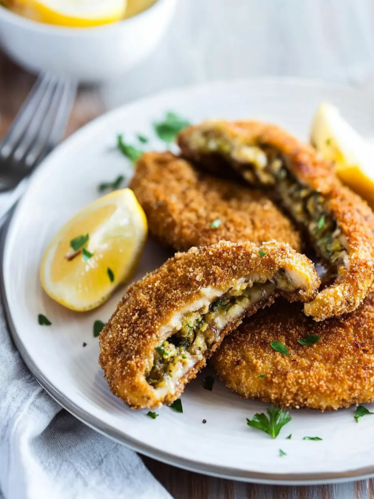 Portobello Mushroom Schnitzel