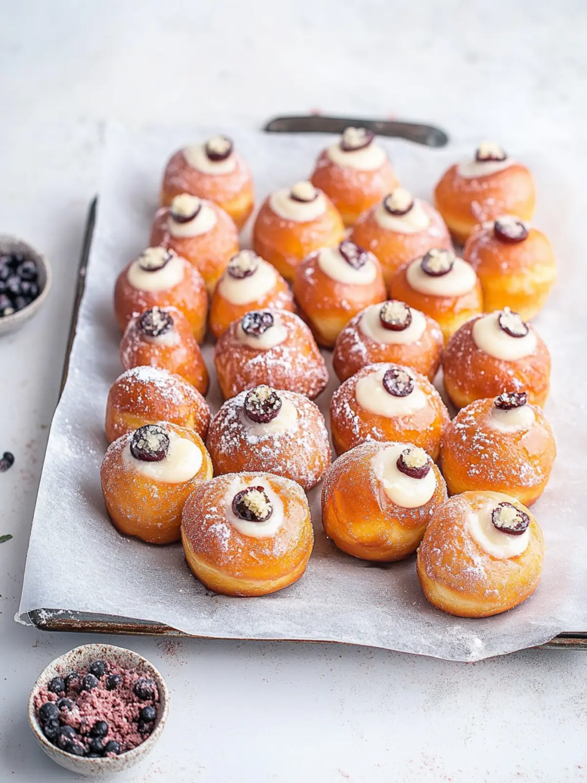 Mini Pastry Cream Filled Brioche Doughnuts That Wow Your Tastebuds 2 Mini Pastry Cream Filled Brioche Doughnuts