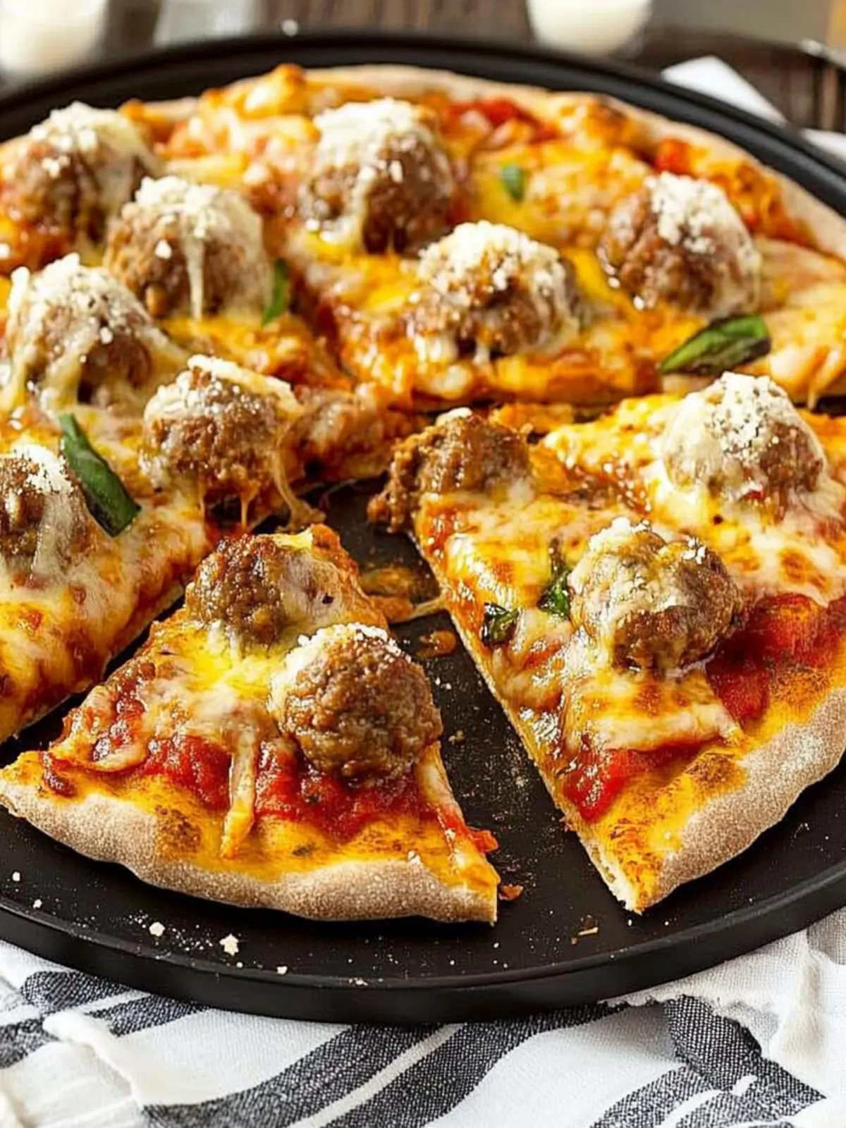 Savory Meatball Pizza: A Cozy Twist on Homemade Comfort 5 Meatball Pizza