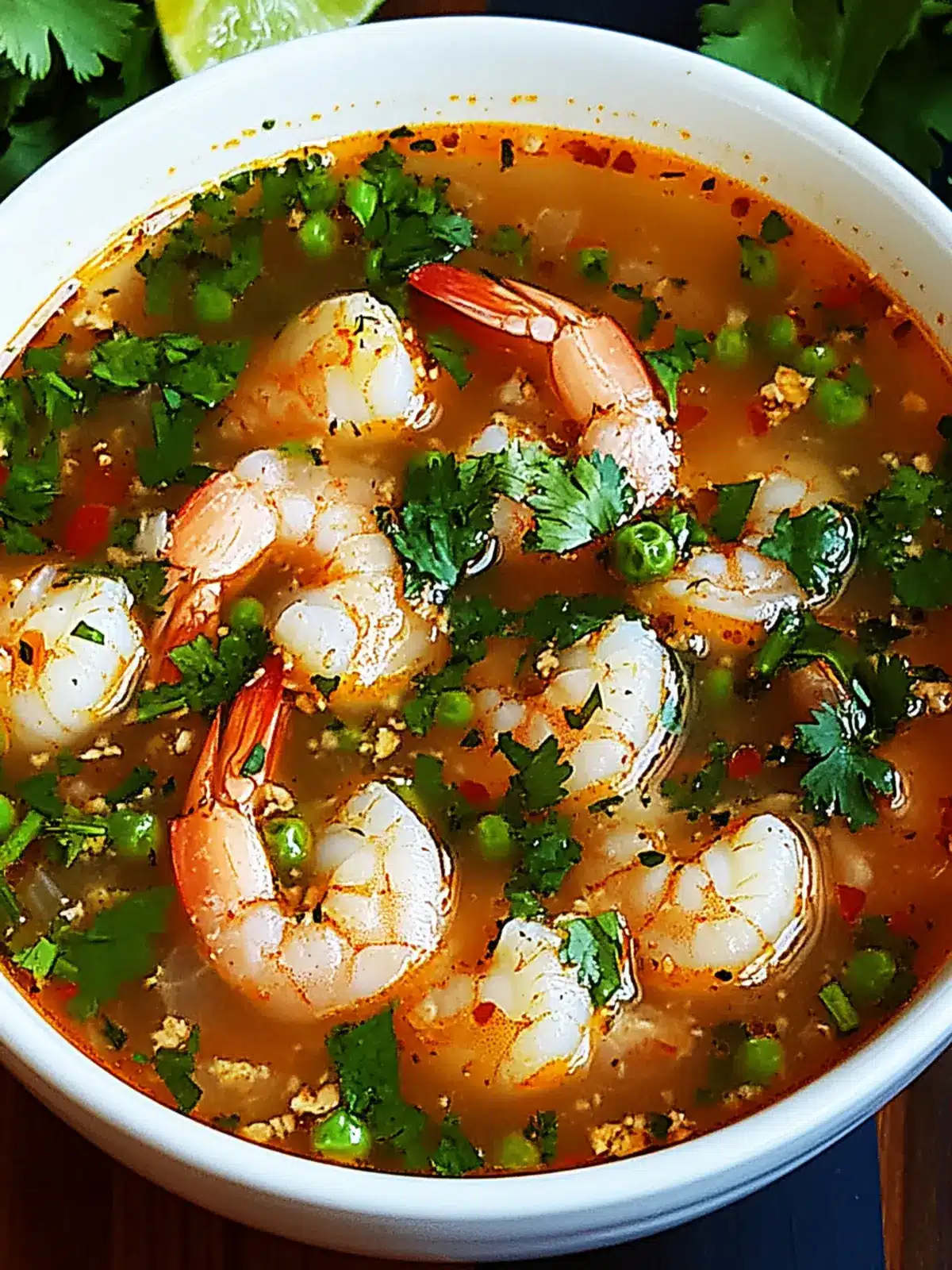 Quick and Spicy Shrimp Soup
