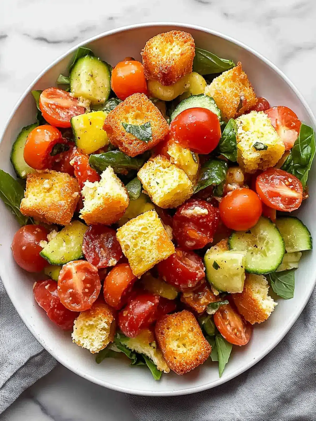 Cornbread Panzanella Salad