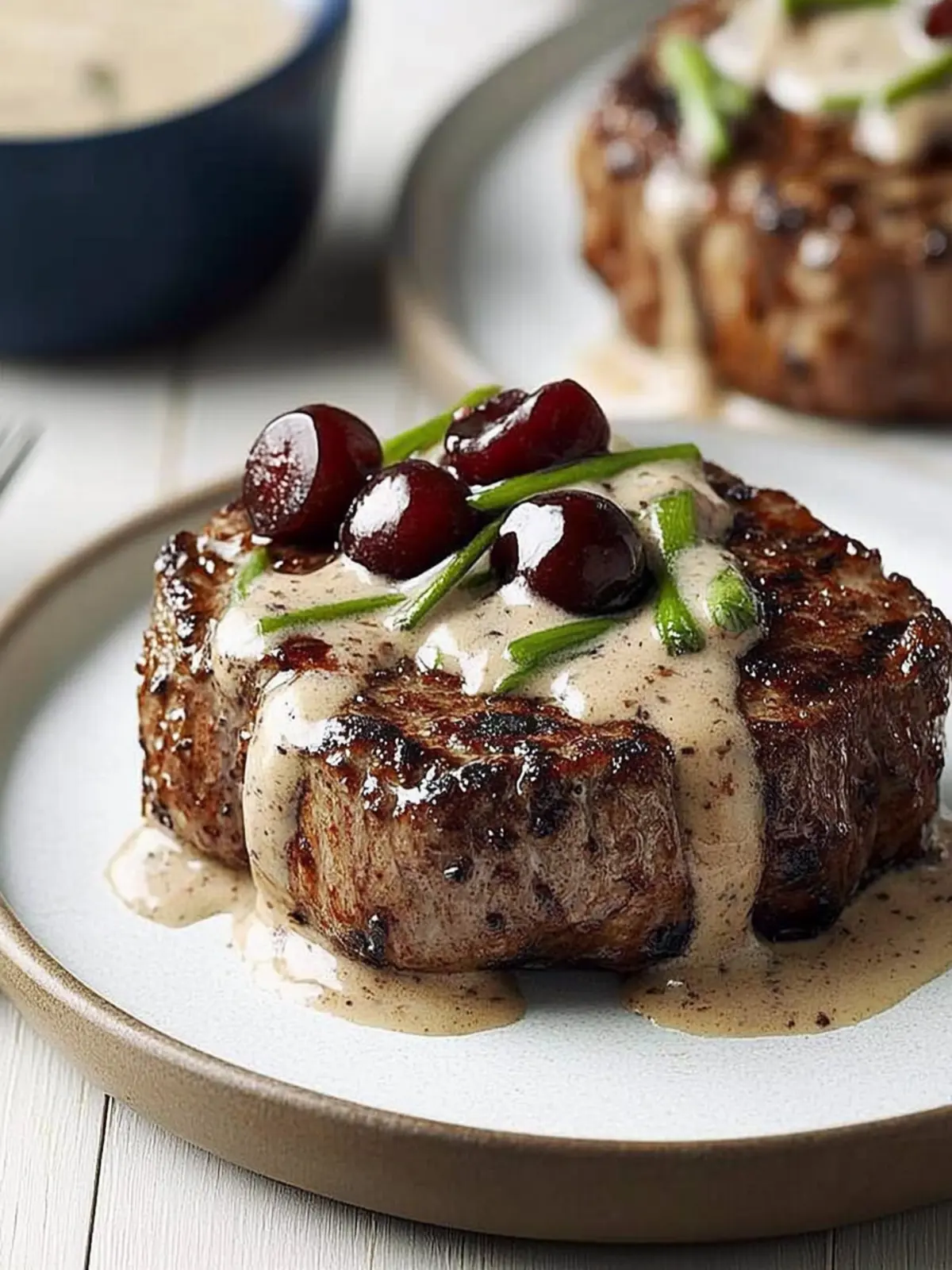 Spice-Crusted Steaks with Cherry Sauce for Flavor Lovers 5 Spice-Crusted Steaks with Cherry Sauce