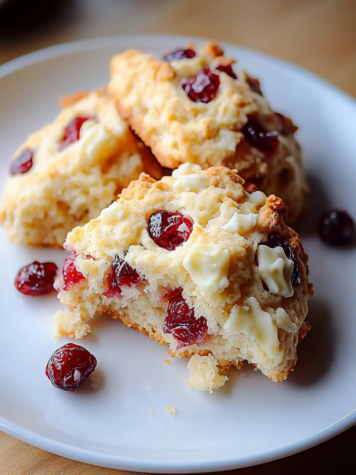 Whip Up Irresistible White Chocolate Cranberry Scones Today 4 White Chocolate Cranberry Scones