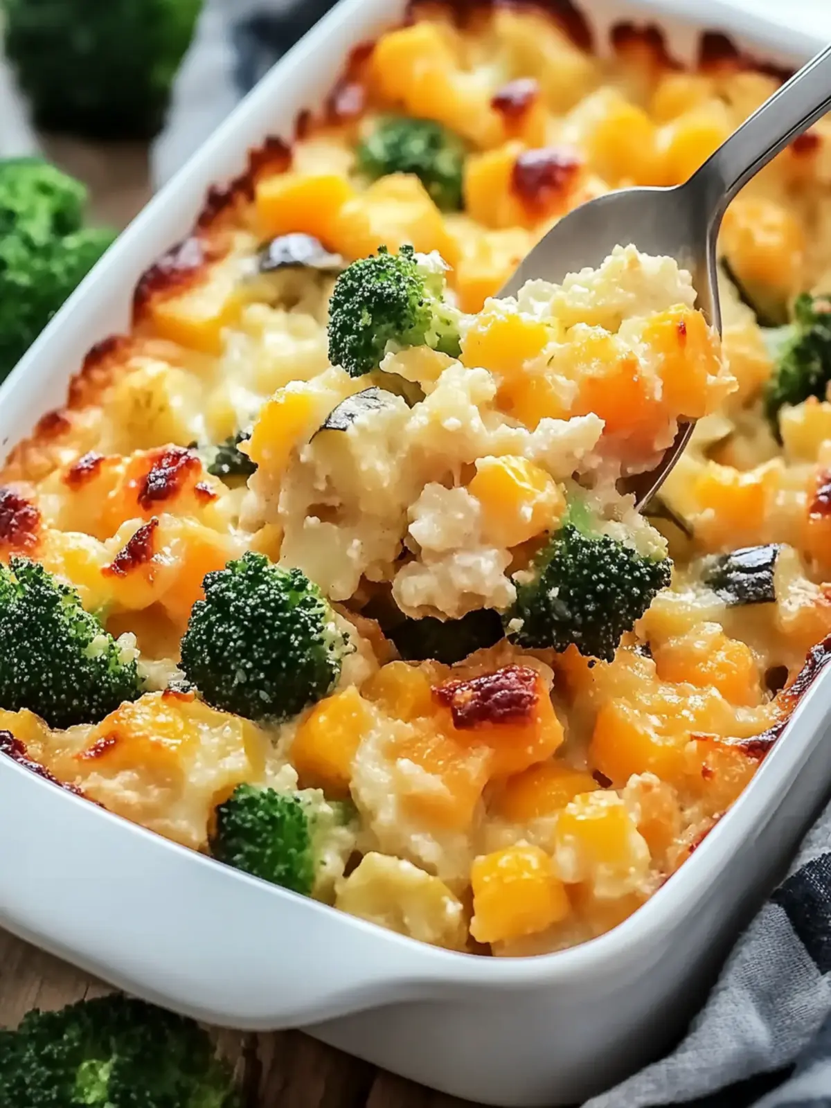 Cheesy Vegetable Casserole Side That Everyone Will Love 5 Vegetable Casserole Side