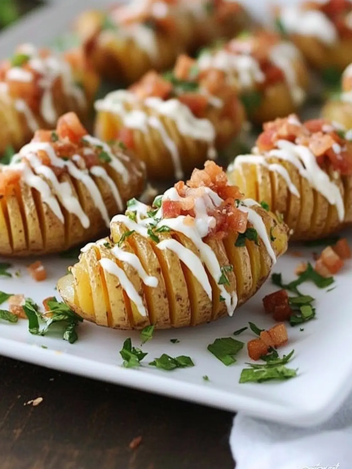New Year's Eve Fingerling Hasselback Loaded Potato Bites Delight 4 New Year's Eve Fingerling Hasselback Loaded Potato Bites