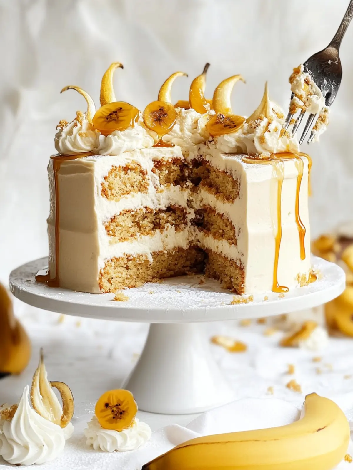 Decadent Vegan Banoffee Cake to Satisfy Your Sweet Cravings 3 Vegan Banoffee Cake