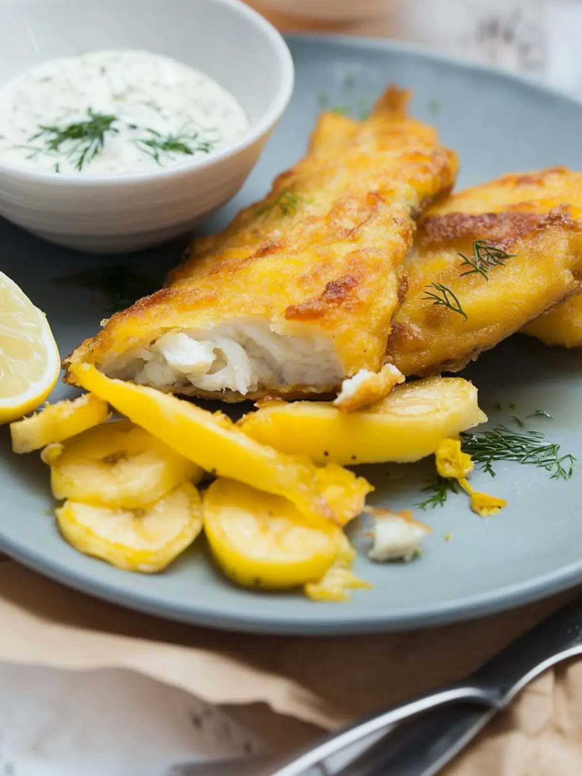 Crispy Banana Blossom Vegan Fish for Delightful Dinners 2 Banana Blossom Vegan Fish