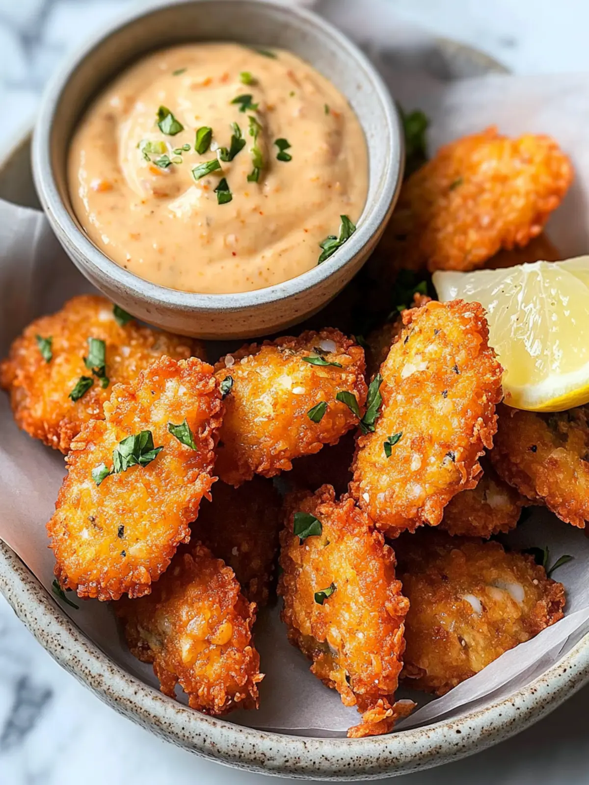 Crispy Vegan Fish Bites
