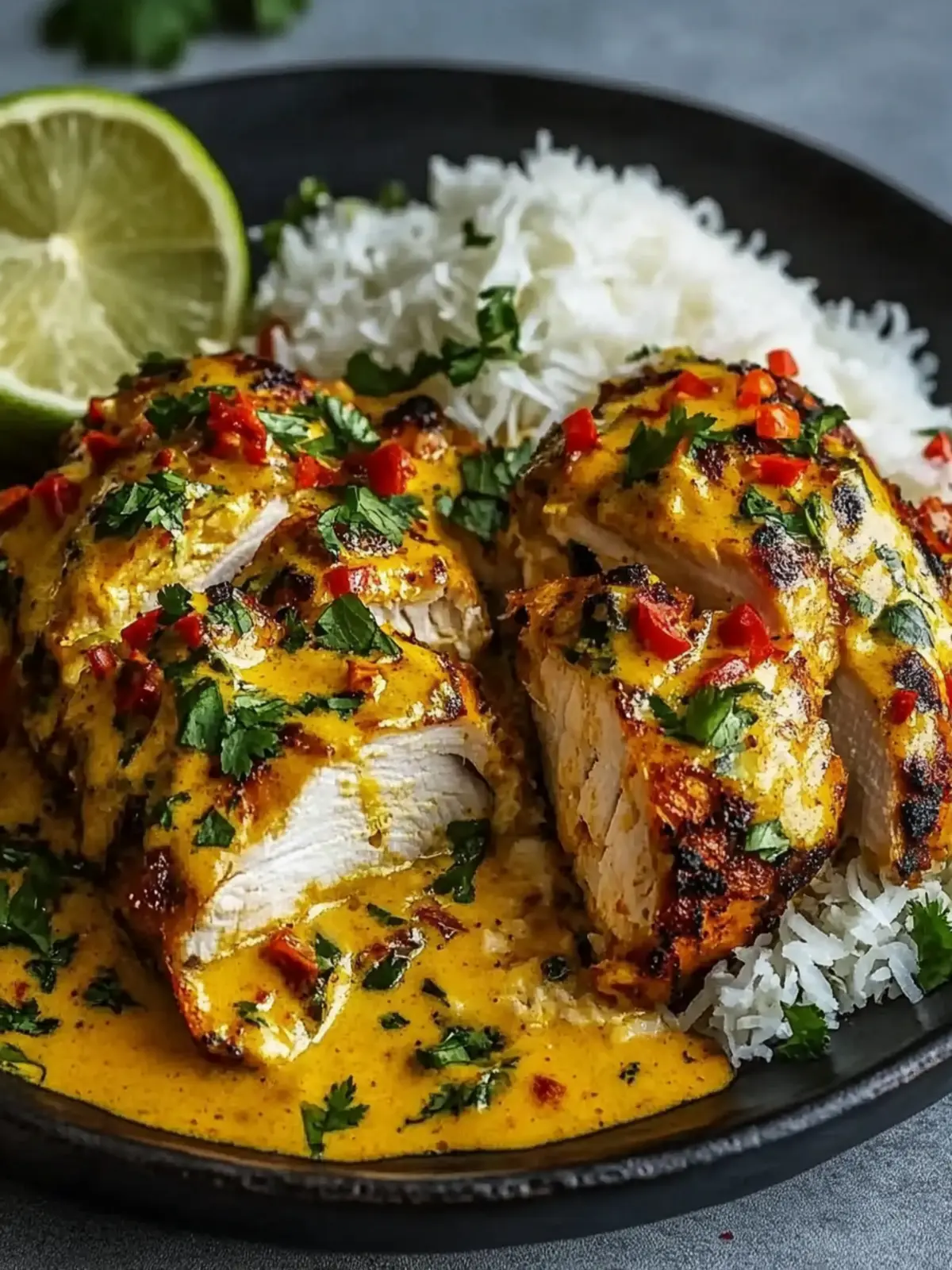 Spicy Brazilian Coconut Chicken