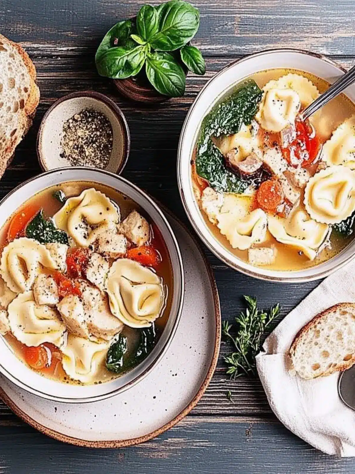 Cozy Italian Tortellini Soup to Warm Your Heart 2 Tortellini Soup