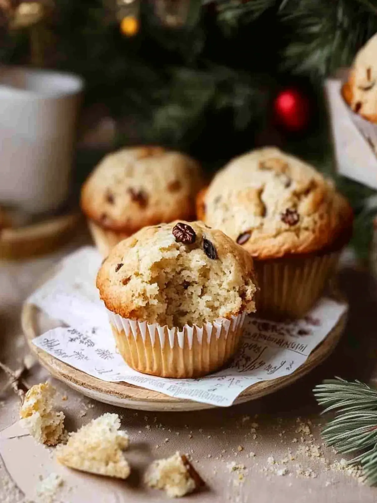 Easy Vegan Panettone Style Muffins for a Flavorful Twist 3 Easy vegan Panettone style Muffins