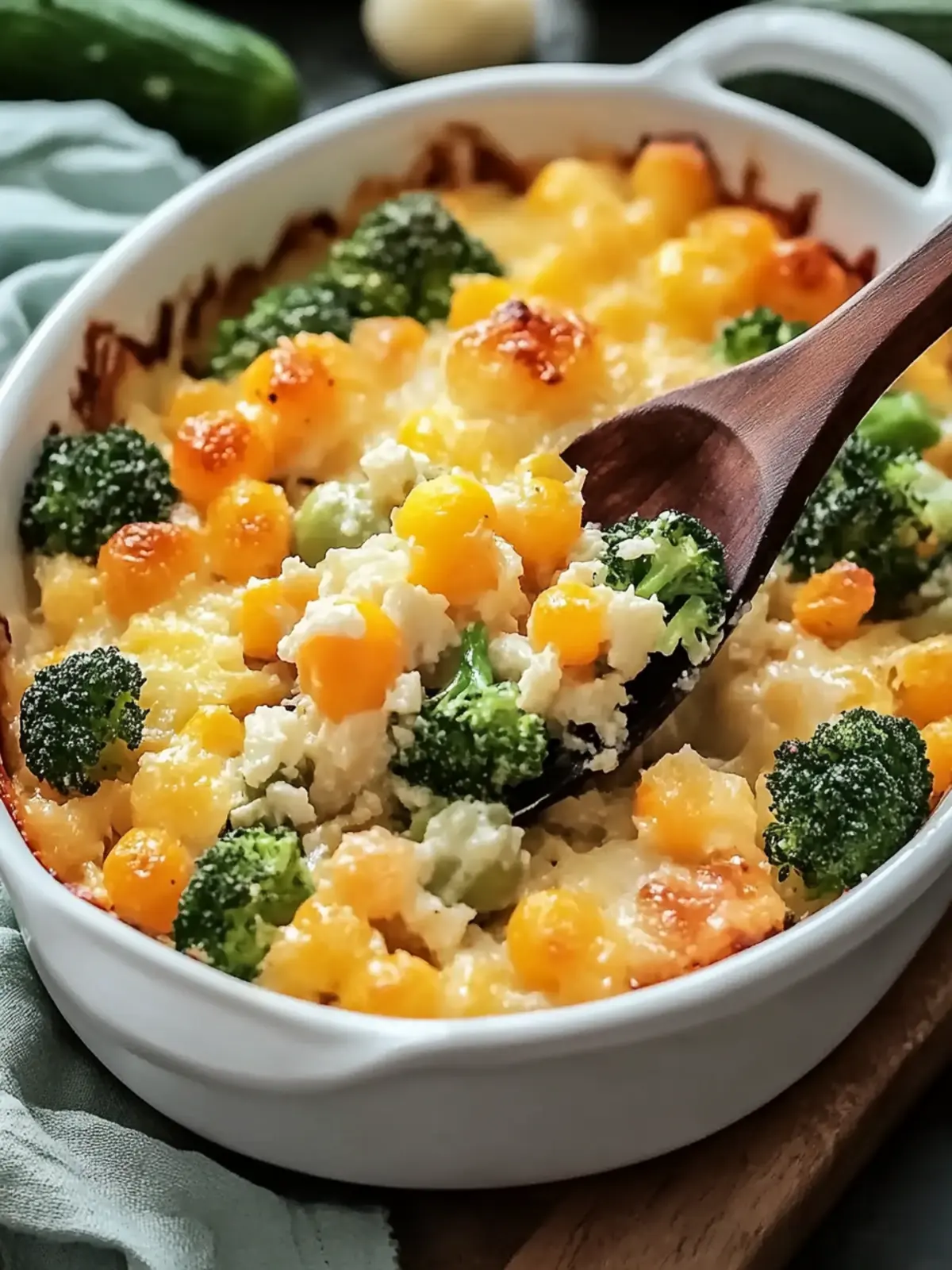 Cheesy Vegetable Casserole Side That Everyone Will Love 4 Vegetable Casserole Side