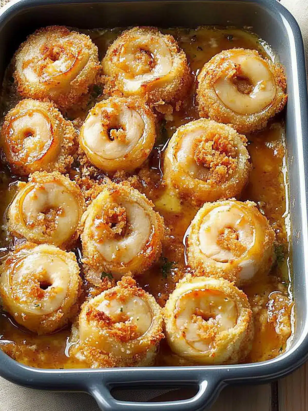 Irresistible Chicken-Prosciutto Pinwheels in Wine Sauce 5 Chicken-Prosciutto Pinwheels in Wine Sauce