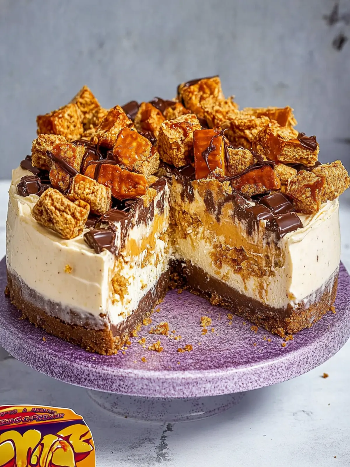 Delicious No-Bake Crunchie Cheesecake for Sweet Moments 3 No-bake Crunchie Cheesecake