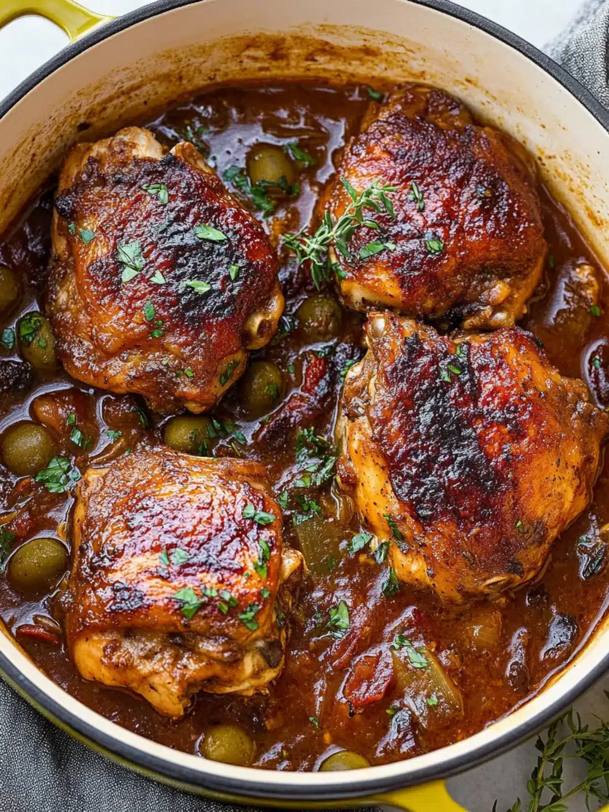 Braised Chicken Thighs