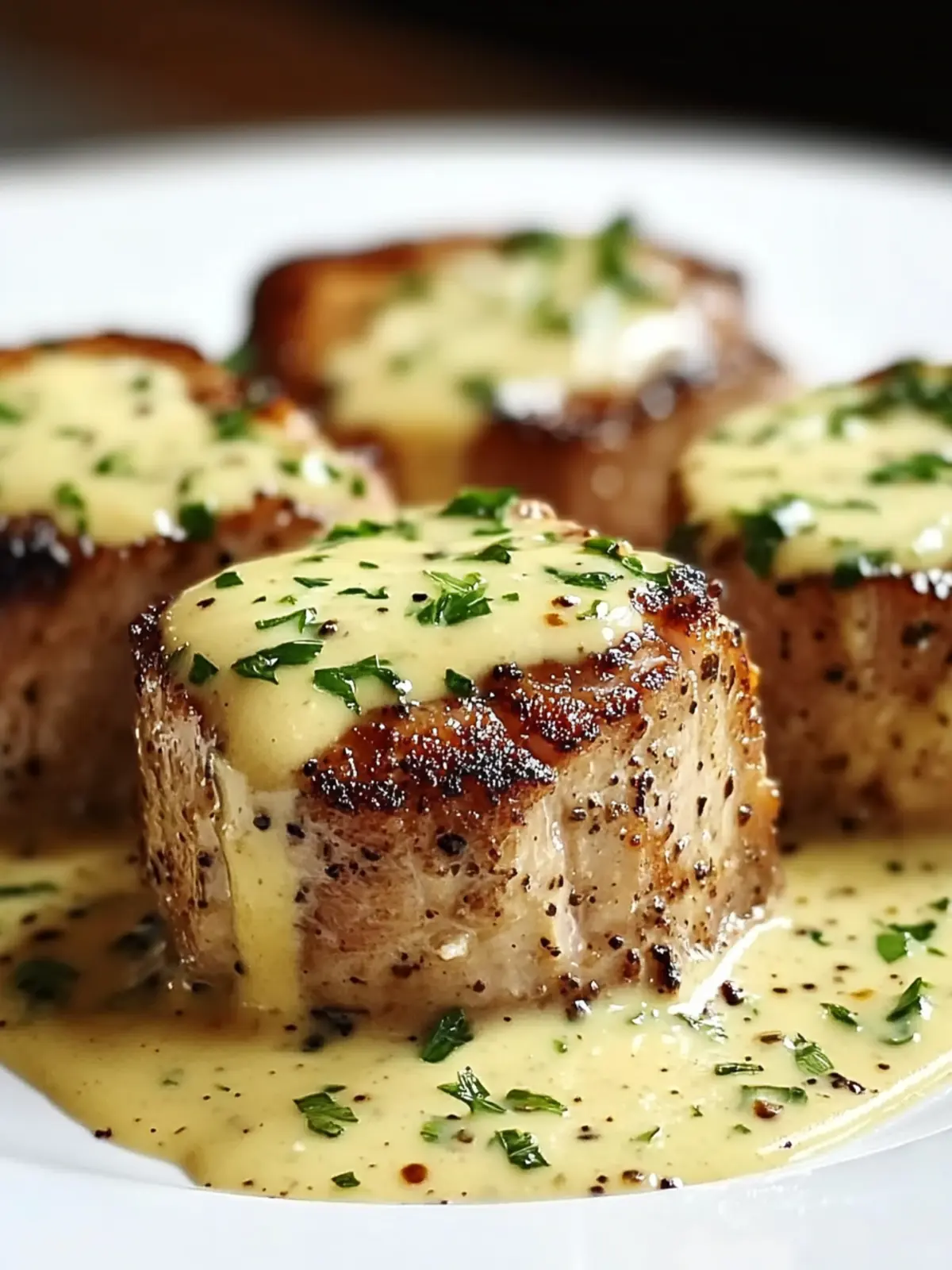 Pork Tenderloin with Creamy Dijon Sauce