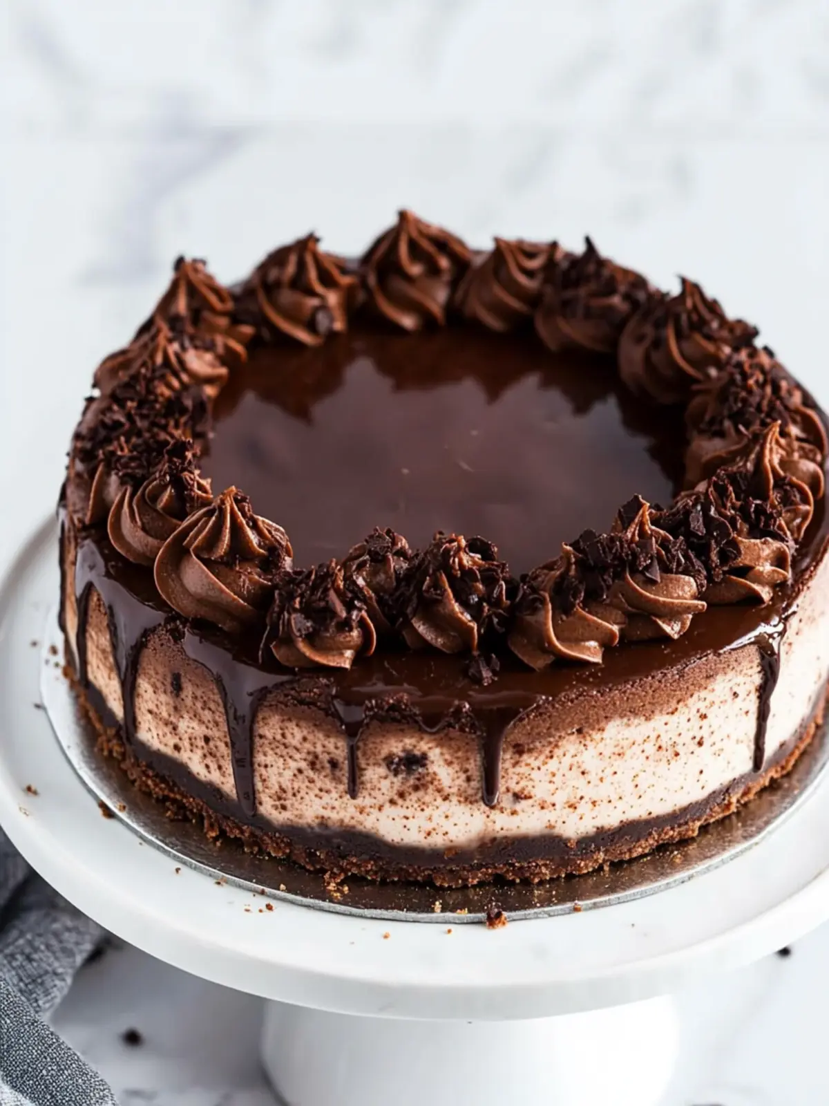 Decadent No Bake Hot Fudge Brownie Cheesecake Delight 5 No Bake, Hot Fudge Brownie Cheesecake