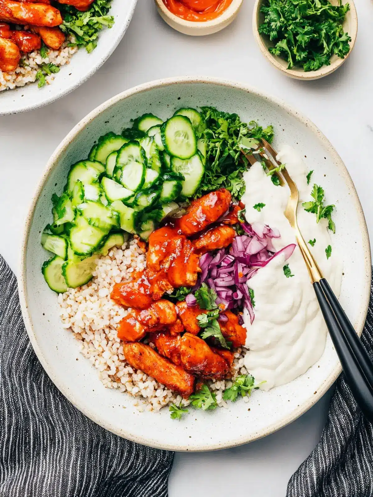 Spicy Buffalo Chicken Bowls for a Flavorful Dinner Adventure 5 Buffalo Chicken Bowls