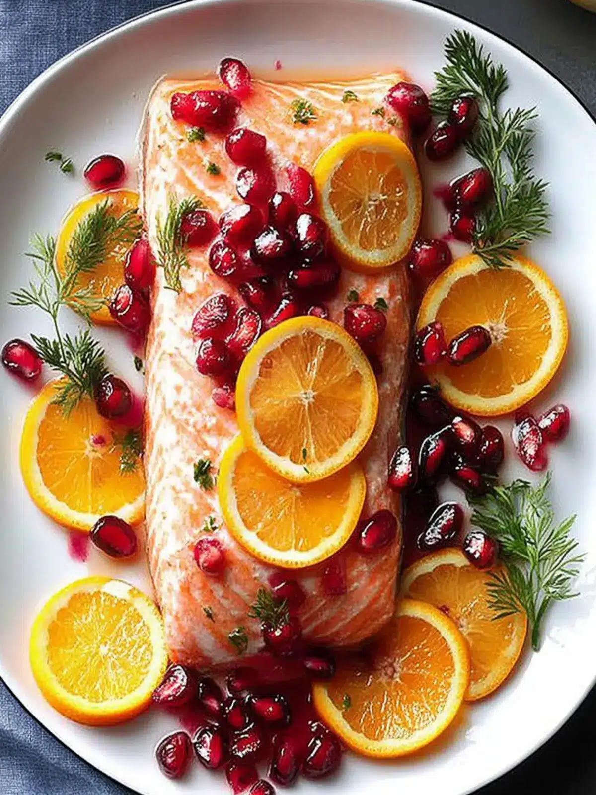 Zesty Orange Pomegranate Salmon: A Flavorful Dinner Delight 3 Orange Pomegranate Salmon
