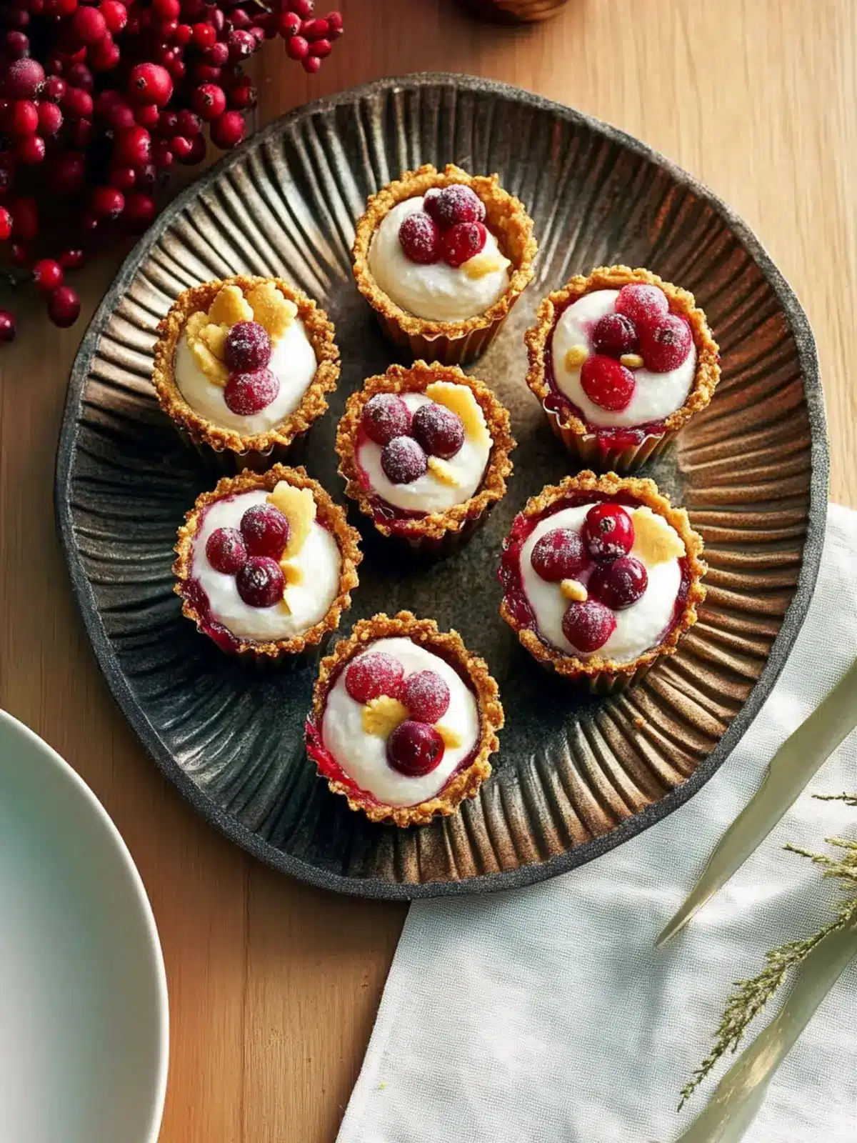 Mini Cranberry-Cheesecake Pies That Wow Every Holiday Table 3 Mini Cranberry-Cheesecake Pies