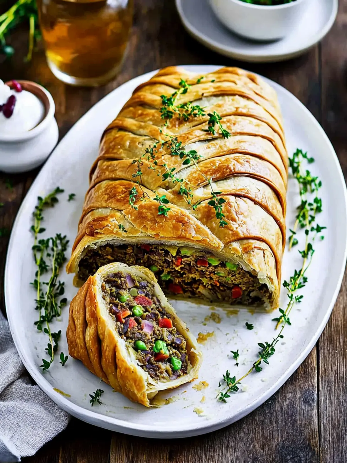 Irresistible Vegan Wellington with Chickpeas & Walnuts Delight 4 Vegan Wellington