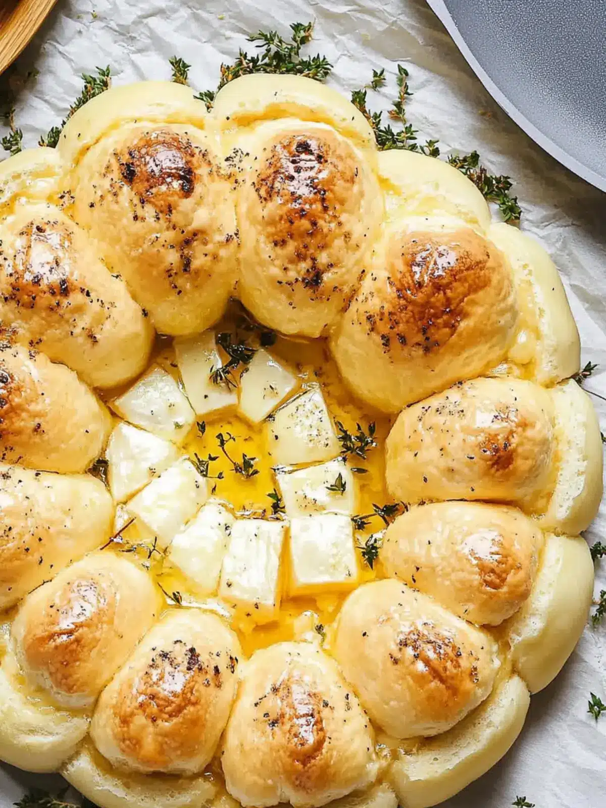 Baked Brie Wreath